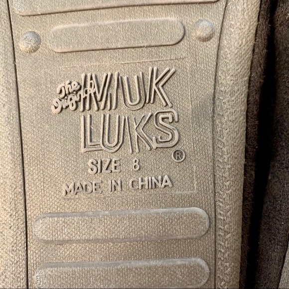 The Original Muk Luks Cable Knit Fur Slipper Boot - Picture 9 of 10